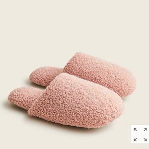 NWT J. Crew Sherpa Slippers